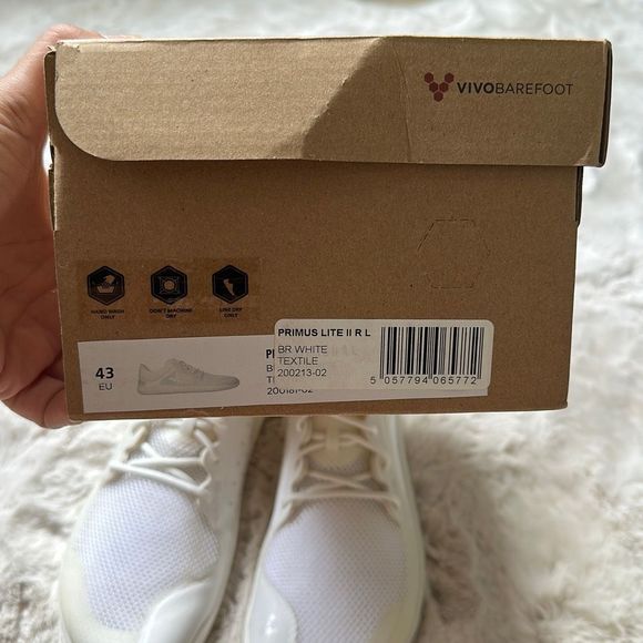 Vivobarefoot Men’s Primus Lite II R L Brilliant White Size 43 EU main image 7